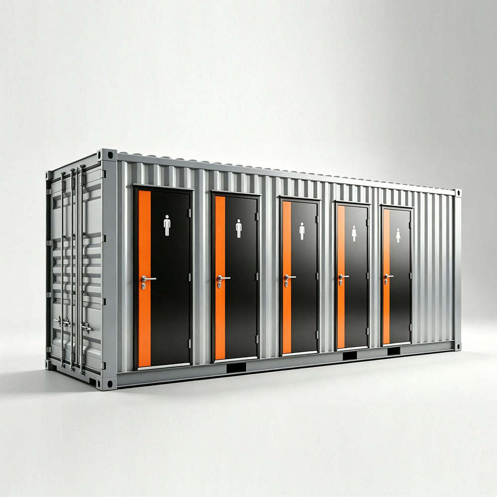 Solar Equipped Container Toilet | Automated Public Restroom with Smart IoT & Custom Solutions
