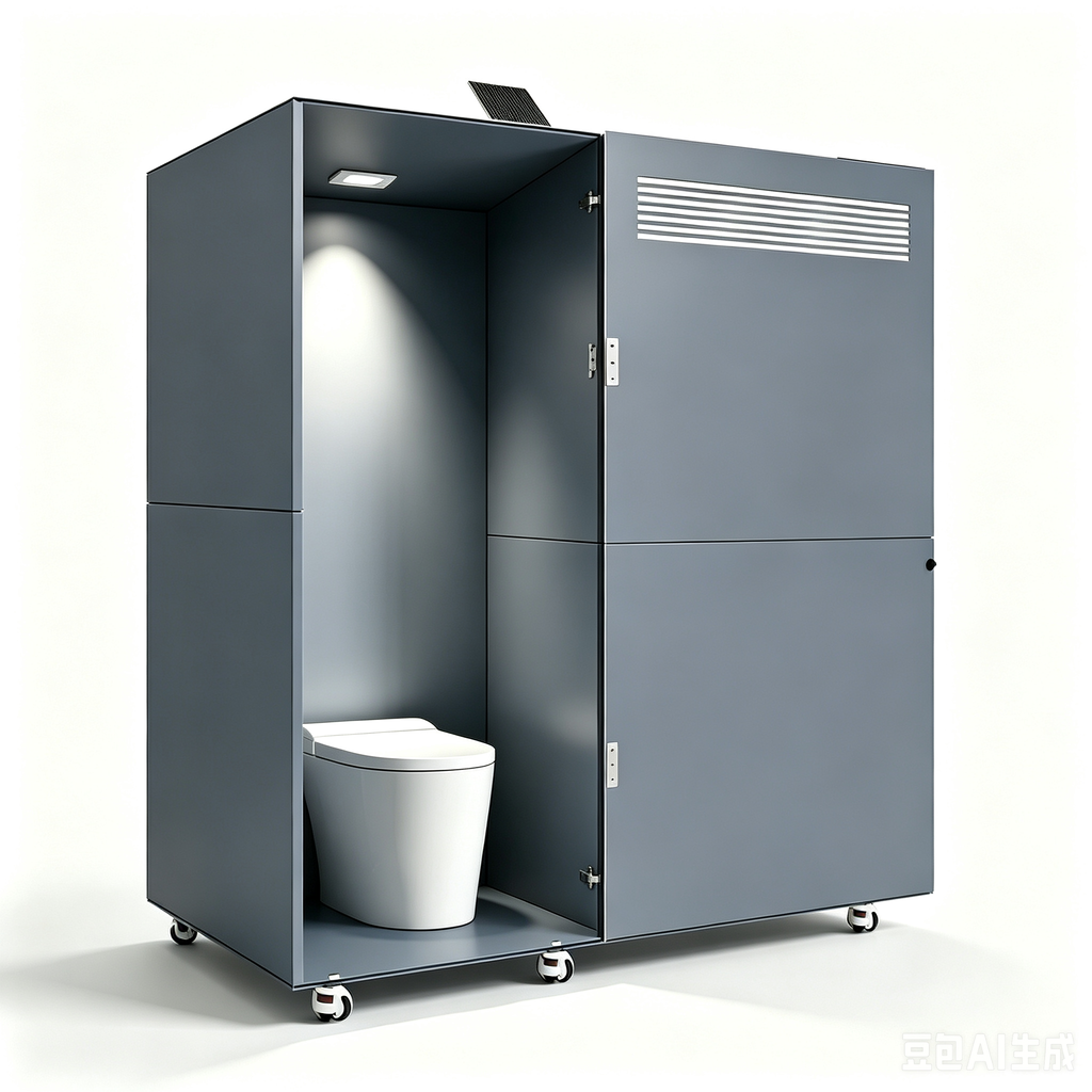 pay per use portable toilet NFC Contactless Card Payment Only Portable Restroom | Commercial Pay-To-Use Outdoor Portable Toilet