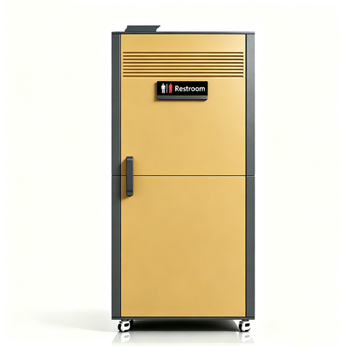Wheeled NFC Smart Commercial Pay Toilet Portable Modular Pay-to-Use Public Restroom for USA Revenue Projects