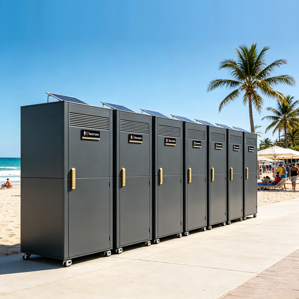 Intelligente modulare Bezahlsysteme für Toiletten in Parks, Städten und Gewerbegebieten